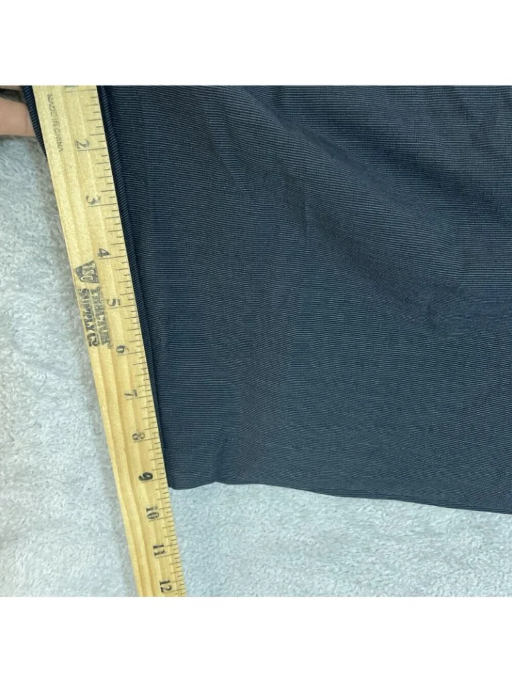 NWT Banana Republic Men's 38 Black Pattern Comfort Flat Front Shorts Stretch